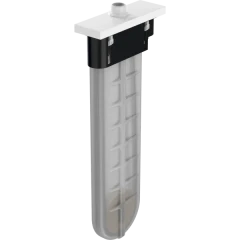 Внешняя монтажная часть с прямоугольной розеткой, sBox Hansgrohe, 28010700 цвет: белый