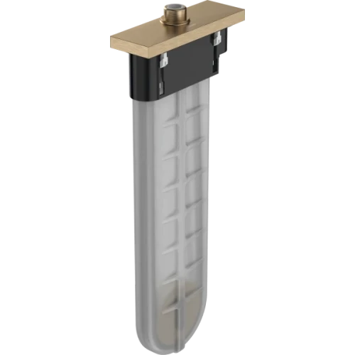 Купить купить внешняя монтажная часть с прямоугольной розеткой, sbox hansgrohe, 28010140 цвет: бронза