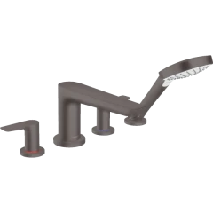 Смеситель для ванны на 4 отверстия, Talis E Hansgrohe, 71748340 цвет: черный