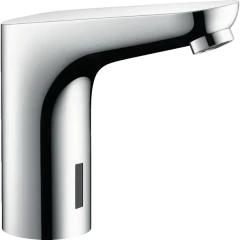 Смеситель для раковины электронный без регулировки температуры, питание от сети 230V, Focus Hansgrohe, 31174000 цвет: хром