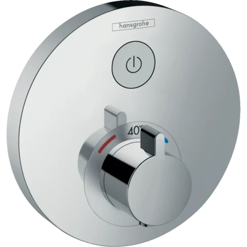 Купить купить термостатический смеситель для душа скрытого монтажа на 1 потребителя, showerselect s hansgrohe, 15744000 цвет: хром