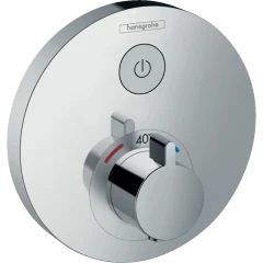 Термостатический смеситель для душа скрытого монтажа на 1 потребителя, ShowerSelect S Hansgrohe, 15744000 цвет: хром