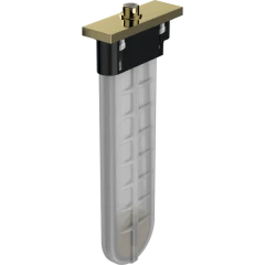 Внешняя монтажная часть с прямоугольной розеткой, sBox Hansgrohe, 28010990 цвет: золото