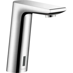 Смеситель для раковины электронный без регулировки температуры, питание от сети 230V, Metris S Hansgrohe, 31103000 цвет: хром