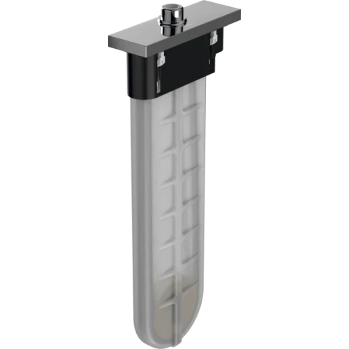 Купить купить внешняя монтажная часть с прямоугольной розеткой, sbox hansgrohe, 28010000 цвет: хром