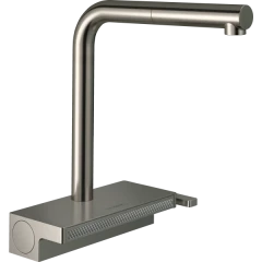 Смеситель для кухни, с вытяжным душем, Aquno Select M81 Hansgrohe, 73836800 цвет: нержавеющая сталь