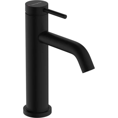 Купить купить cмеситель для раковины ecosmart+, с донным клапаном, tecturis s hansgrohe, 73310670 цвет: черный