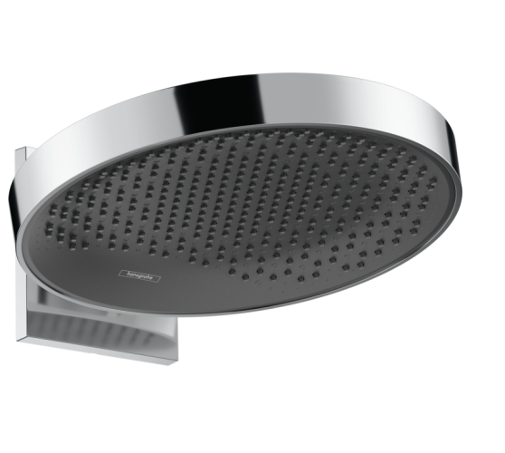 Купить купить верхний душ с настенным креплением, rainfinity hansgrohe, 26230000 цвет: хром