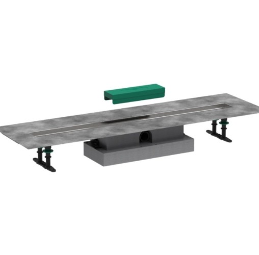 Купить купить монтажная часть для душа для установки на уровне пола с внешней частью 90см, ubox hansgrohe арт. 56019180