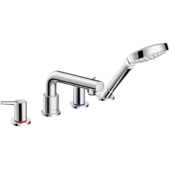 Смеситель для ванны на 4 отверстия, Talis S Hansgrohe, 72419000 цвет: хром