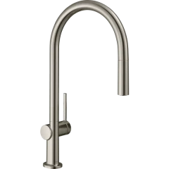 Смеситель для кухни, с вытяжным изливом, Talis M54 Hansgrohe, 72802800 цвет: нержавеющая сталь