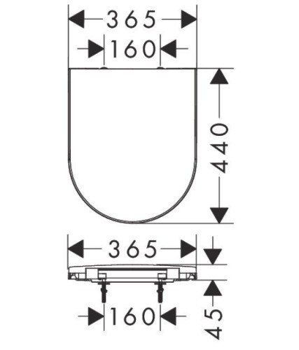 Купить купить сиденье с крышкой для унитаза softclose, elupura original s hansgrohe, 60148450 цвет: белый