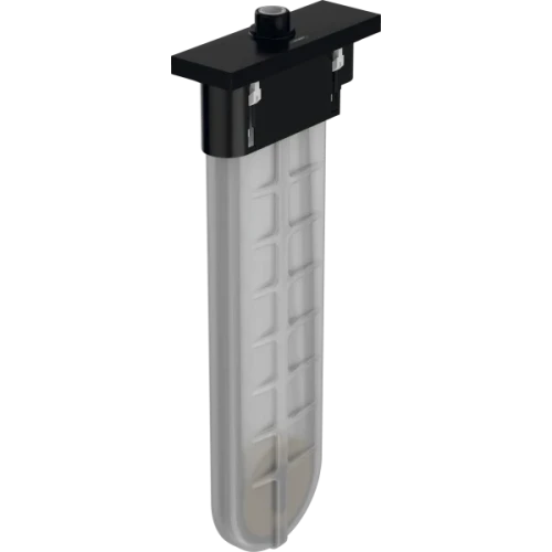 Купить купить внешняя монтажная часть с прямоугольной розеткой, sbox hansgrohe, 28010670 цвет: черный