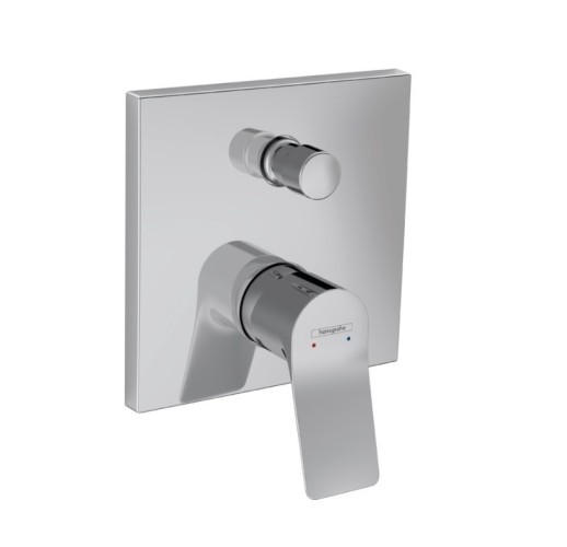 Купить купить смеситель для ванны скрытого монтажа, vivenis hansgrohe, 75415000 цвет: хром