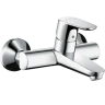 Купить купить смеситель для раковины настенный, focus hansgrohe, 31923000 цвет: хром