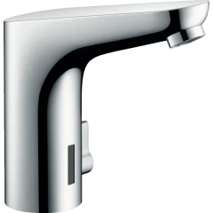 Смеситель для раковины электронный, с регулировкой температуры, питание от сети 230V, Focus Hansgrohe, 31173000 цвет: хром