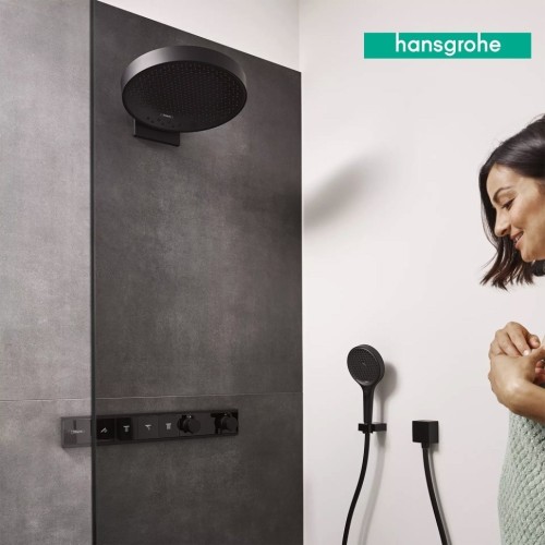 Купить купить верхний душ с настенным креплением, rainfinity hansgrohe, 26230670 цвет: черный