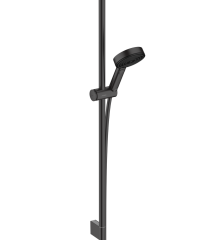 Душевой гарнитур Relaxation cо штангой 90см, Pulsify Select S Hansgrohe, 24171670 цвет: черный