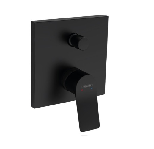 Купить купить смеситель для ванны скрытого монтажа, vivenis hansgrohe, 75415670 цвет: черный