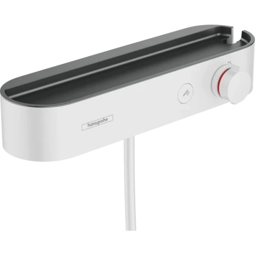 Купить купить смеситель для душа с термостатом с полочкой, showertablet select hansgrohe, 24360700 цвет: белый