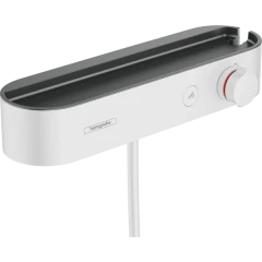 Смеситель для душа с термостатом с полочкой, ShowerTablet Select Hansgrohe, 24360700 цвет: белый