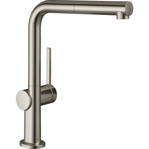 Купить купить смеситель для кухни, с вытяжным изливом, talis m54 hansgrohe, 72808800 цвет: нержавеющая сталь