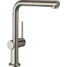 Купить купить смеситель для кухни, с вытяжным изливом, talis m54 hansgrohe, 72808800 цвет: нержавеющая сталь