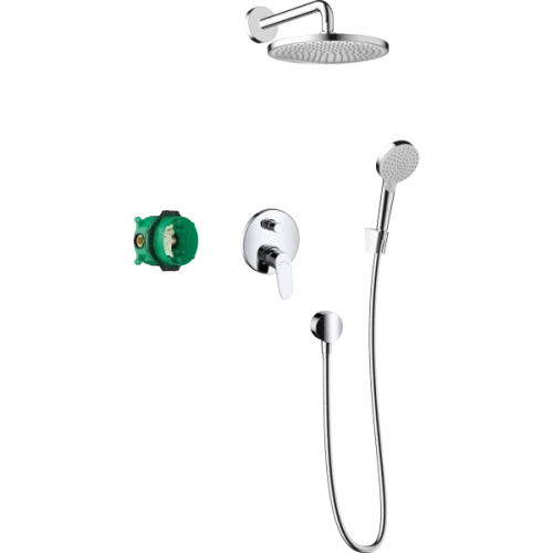 Купить купить душевая система скрытого монтажа со смесителем, crometta s hansgrohe, 27958000 цвет: хром