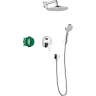 Купить купить душевая система скрытого монтажа со смесителем, crometta s hansgrohe, 27958000 цвет: хром