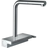 Купить купить смеситель для кухни, с вытяжным душем, aquno select m81 hansgrohe, 73836000 цвет: хром