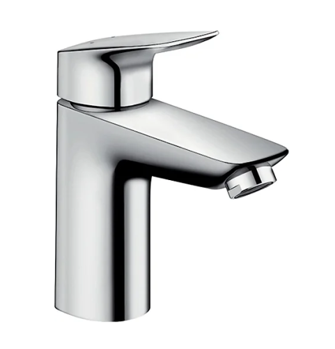 Купить купить смеситель для раковины с донным клапаном, цвет хром арт. 71107000, logis hansgrohe, 71107000 цвет: хром