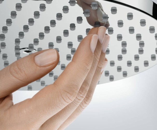 Купить купить душевая система powderrain с термостатом, raindance select s hansgrohe, 27633990 цвет: золото