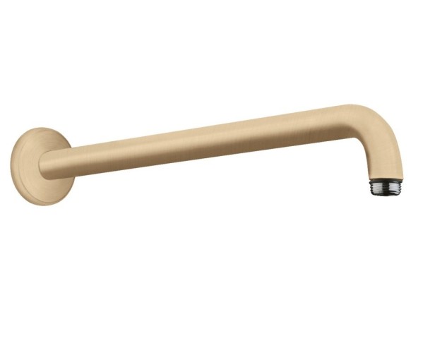 Купить купить душевой кронштейн настенный 389 мм, hansgrohe, 27413140 цвет: бронза