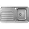Купить купить раковина для кухни, врезная с левым крылом, s41 hansgrohe, 43337800 цвет: нержавеющая сталь