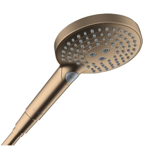 Купить купить ручной душ powderrain, raindance select s hansgrohe, 26014140 цвет: бронза
