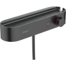 Купить купить смеситель для душа с термостатом с полочкой, showertablet select hansgrohe, 24360670 цвет: черный
