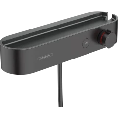 Смеситель для душа с термостатом с полочкой, ShowerTablet Select Hansgrohe, 24360670 цвет: черный
