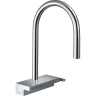 Купить купить смеситель для кухни, с вытяжным душем, aquno select m81 hansgrohe, 73837000 цвет: хром