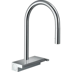 Смеситель для кухни, с вытяжным душем, Aquno Select M81 Hansgrohe, 73837000 цвет: хром