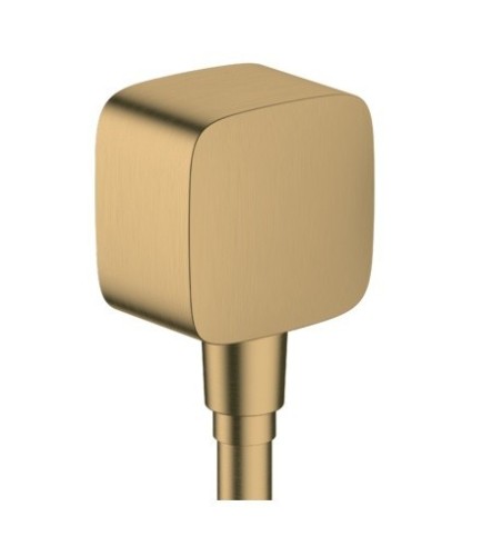 Купить купить шланговое подключение с клапаном обратного тока, fixfit hansgrohe, 26457140 цвет: бронза