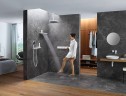 Купить купить боковой душ 500 с полкой, rainfinity hansgrohe, 26243700 цвет: белый
