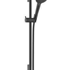 Душевой гарнитур Vario cо штангой 65см, Vernis Blend Hansgrohe, 26422670 цвет: черный
