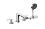 Купить купить смеситель для ванны на 4 отверстия, vivenis hansgrohe, 75444000 цвет: хром