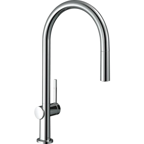 Купить купить смеситель для кухни, с вытяжным изливом, talis m54 hansgrohe, 72803000 цвет: хром