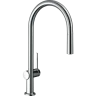 Купить купить смеситель для кухни, с вытяжным изливом, talis m54 hansgrohe, 72803000 цвет: хром