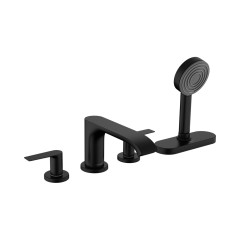 Смеситель для ванны на 4 отверстия, Vivenis Hansgrohe, 75444670 цвет: черный