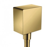 Шланговое подключение с клапаном обратного тока, FixFit Hansgrohe, 26455990 цвет: золото