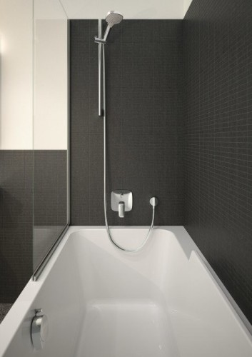 Купить купить душевой гарнитур vario со штангой 65см, croma select e hansgrohe, 26582400 цвет: хром