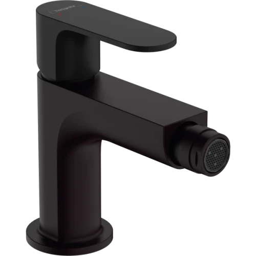 Купить купить смеситель для биде со сливным гарнитуром, rebris s hansgrohe, 72210670 цвет: черный