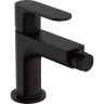 Купить купить смеситель для биде со сливным гарнитуром, rebris s hansgrohe, 72210670 цвет: черный